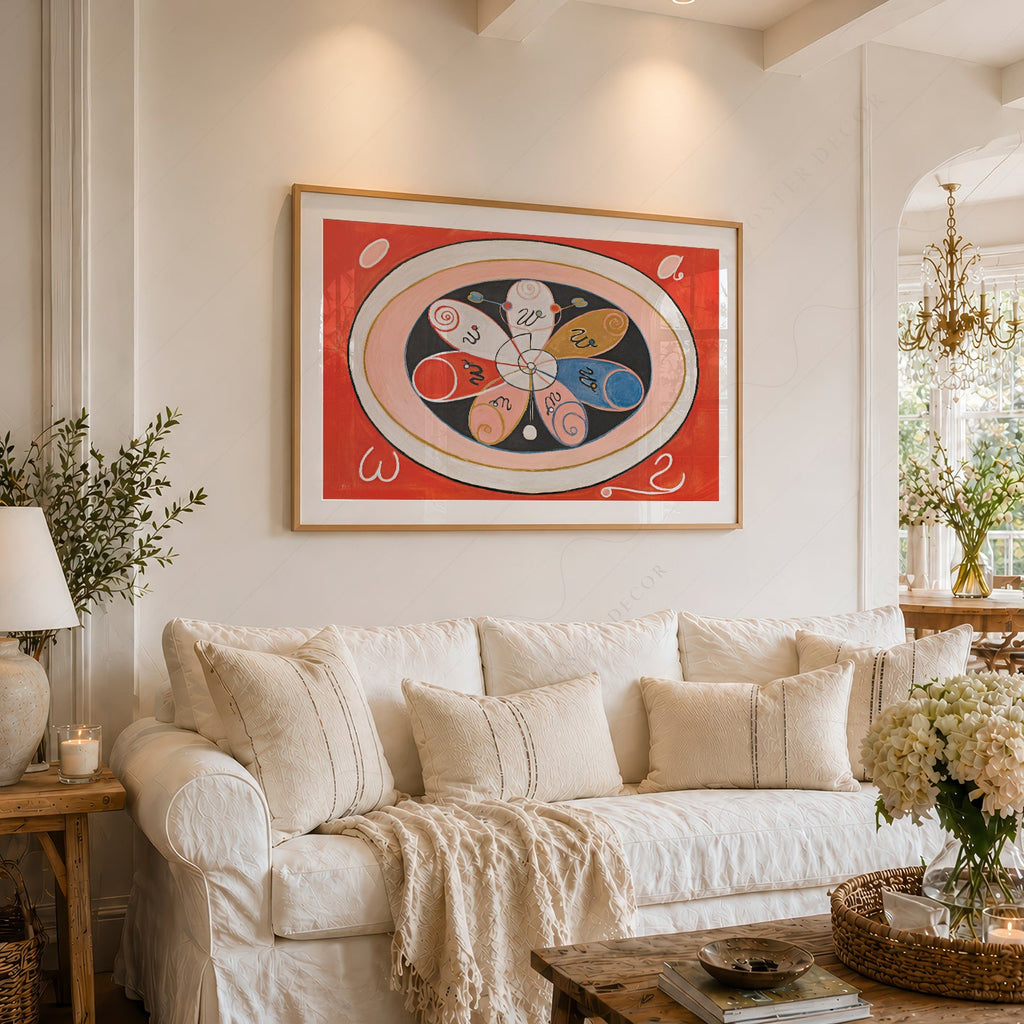 Hilma af Klint Evolution No. 15 Art Print – Abstract Spiritual Wall Art
