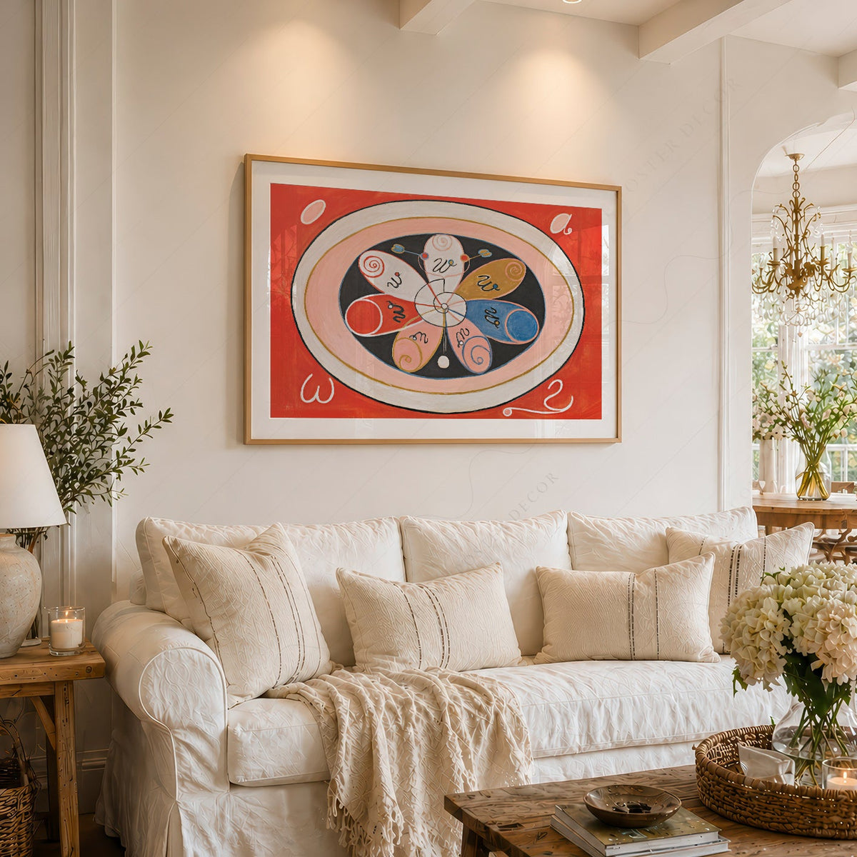 Hilma af Klint Evolution No. 15 Art Print – Abstract Spiritual Wall Art