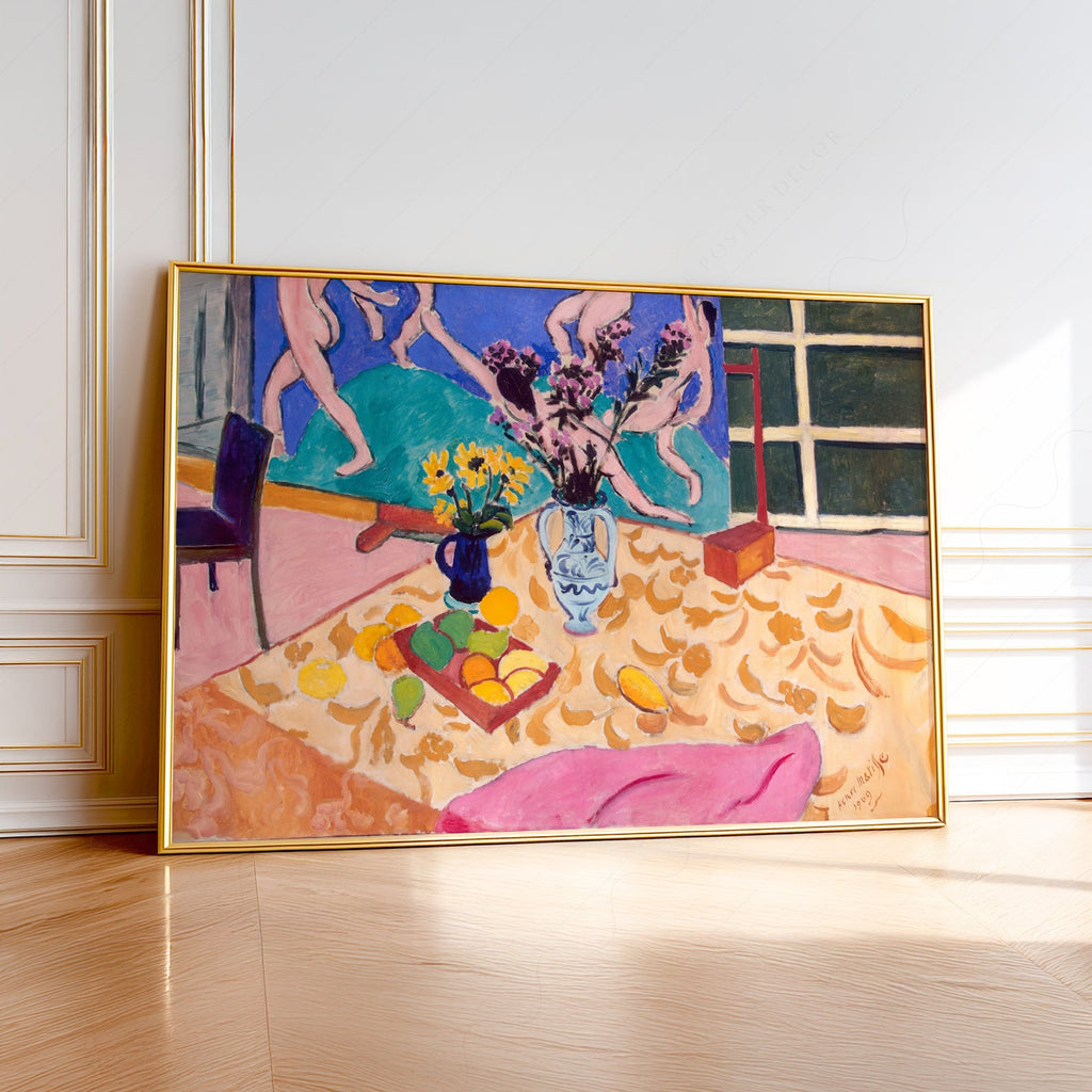 Henri Matisse Nature morte avec La Danse – Imprimé artistique, décor mural musée