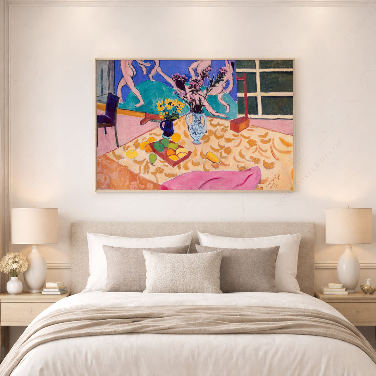 Henri Matisse Nature morte avec La Danse – Imprimé artistique, décor mural musée