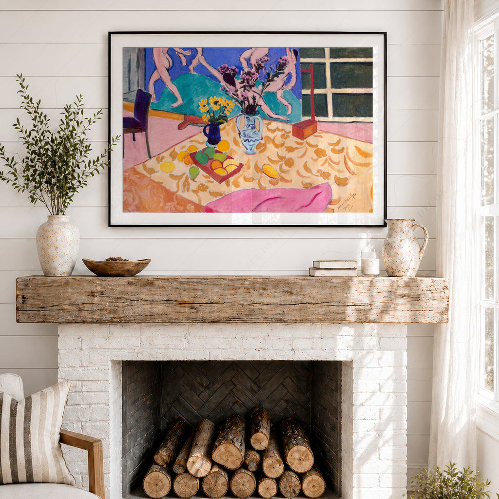 Henri Matisse Nature morte avec La Danse – Imprimé artistique, décor mural musée
