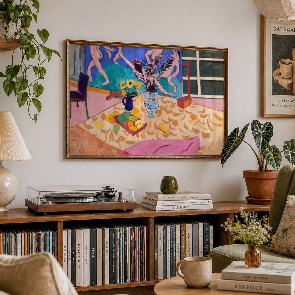 Henri Matisse Nature morte avec La Danse – Imprimé artistique, décor mural musée