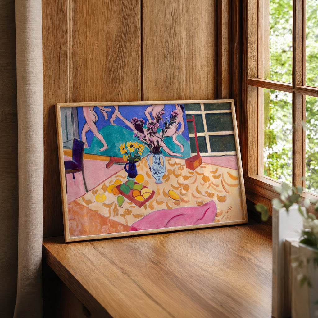 Henri Matisse Nature morte avec La Danse – Imprimé artistique, décor mural musée