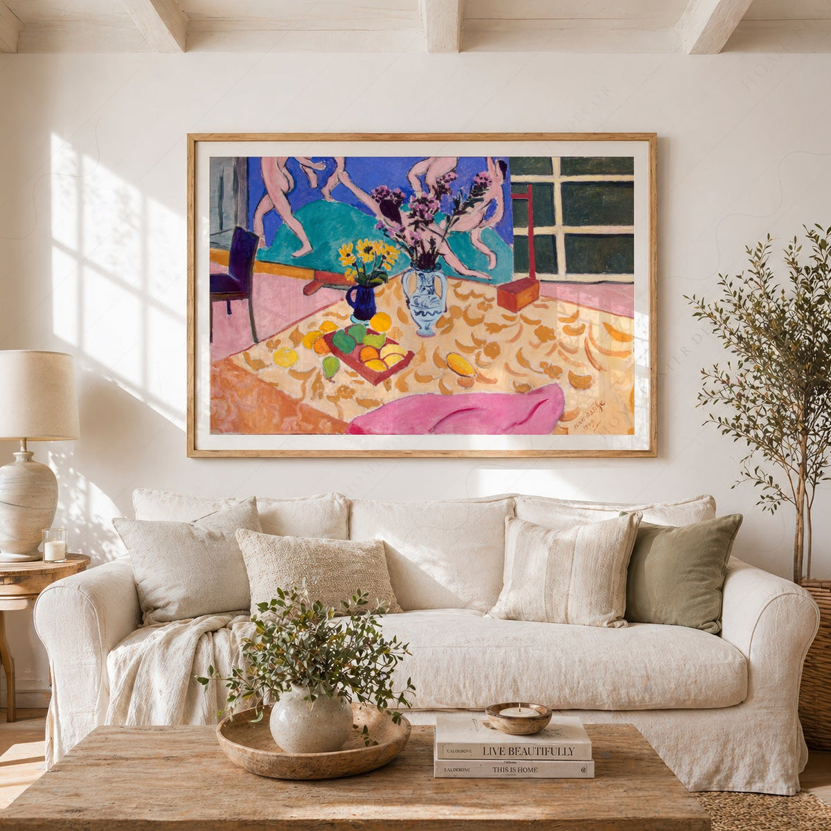Henri Matisse Nature morte avec La Danse – Imprimé artistique, décor mural musée