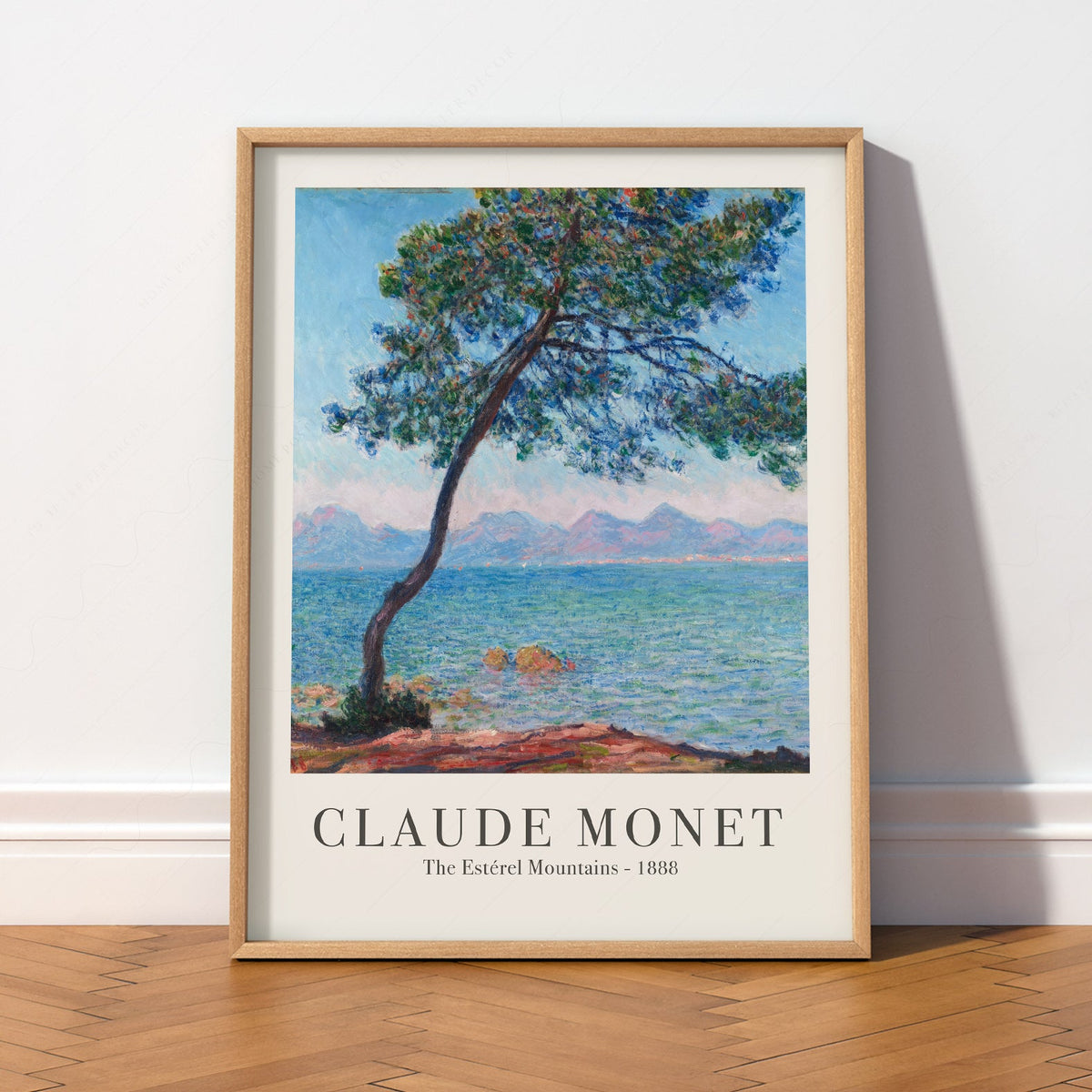 Claude Monet The Estérel Mountains Art Print – French Riviera Wall Art