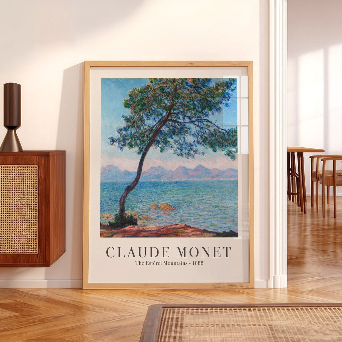 Claude Monet The Estérel Mountains Art Print – French Riviera Wall Art