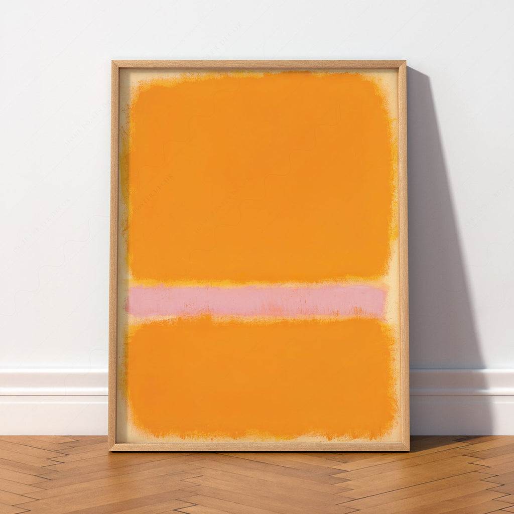 Mark Rothko Orange Yellow Art Print – Abstract Minimalist Wall Decor