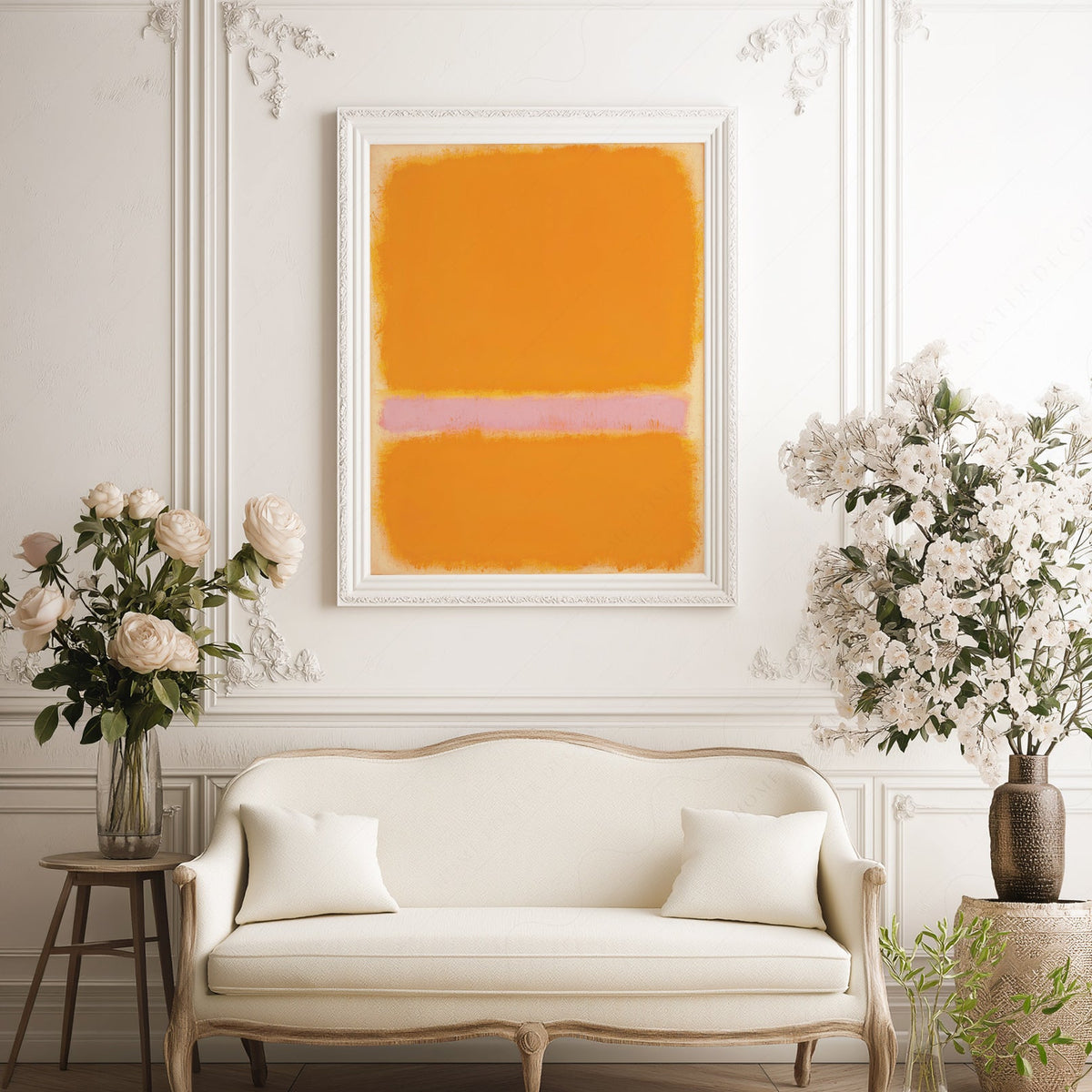 Mark Rothko Orange Yellow Art Print – Abstract Minimalist Wall Decor