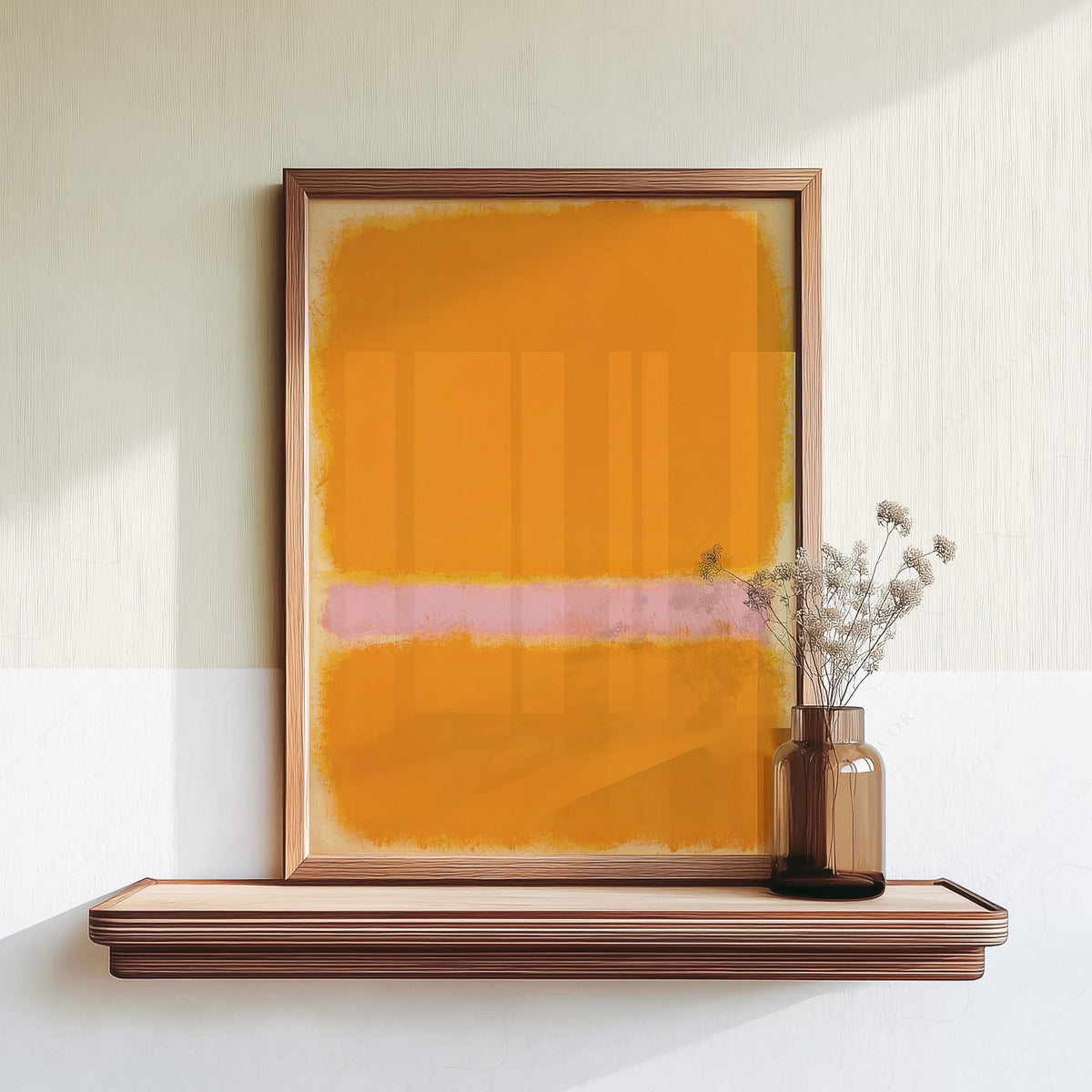 Mark Rothko Orange Yellow Art Print – Abstract Minimalist Wall Decor