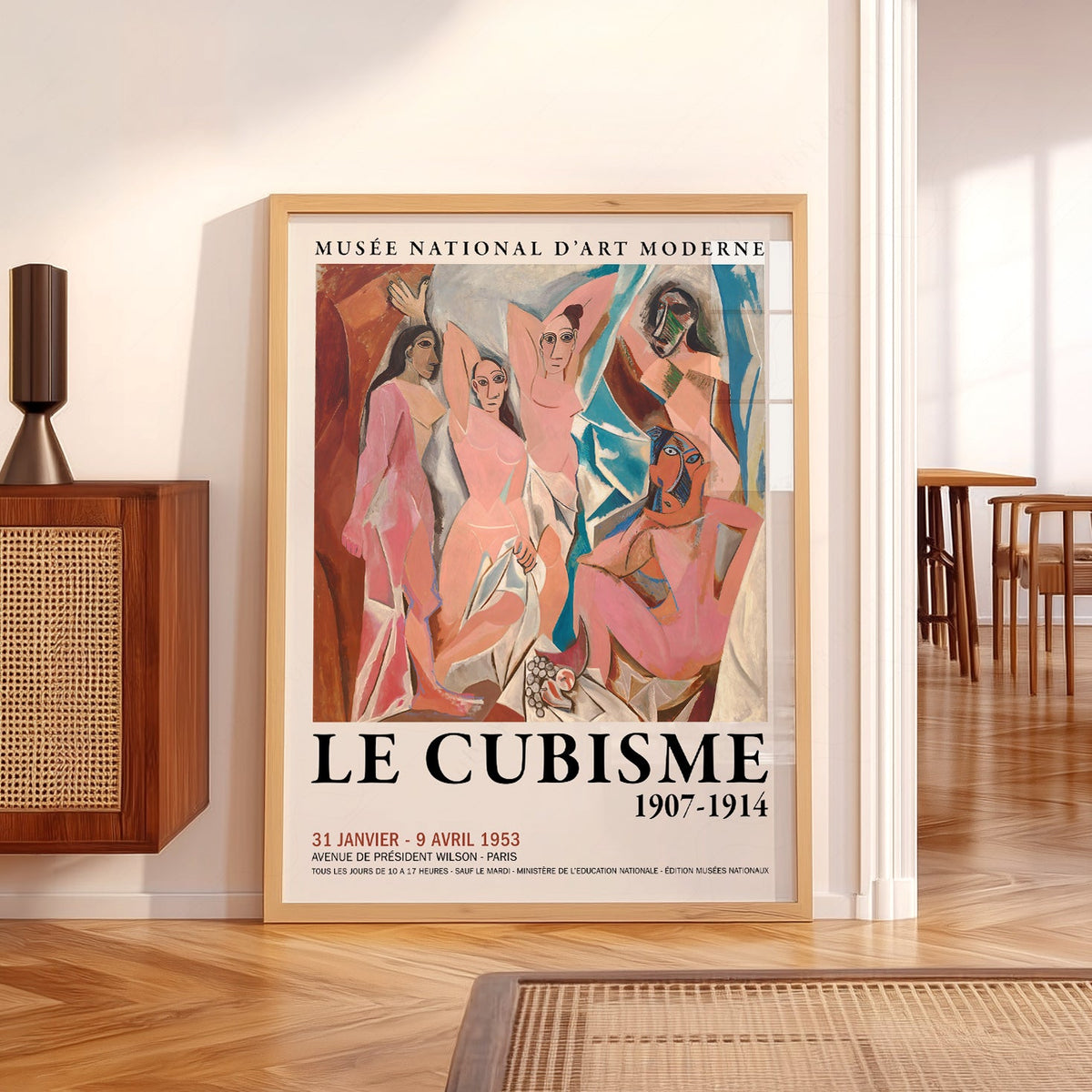 Picasso Les Demoiselles d'Avignon Print – Cubism Exhibition Poster