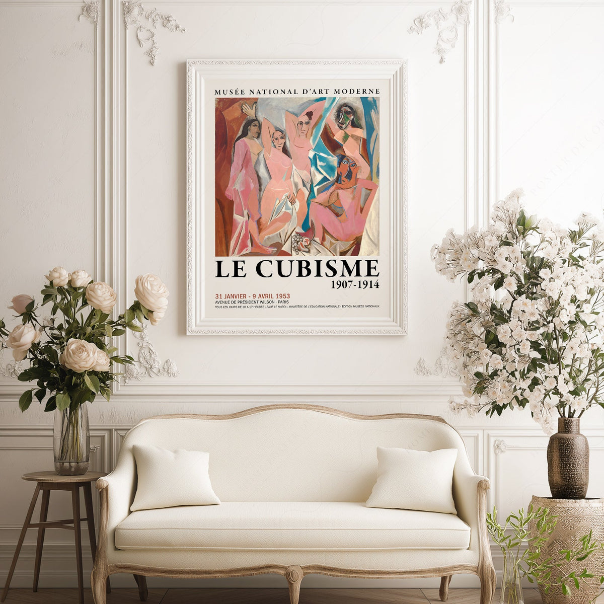 Picasso Les Demoiselles d'Avignon Print – Cubism Exhibition Poster