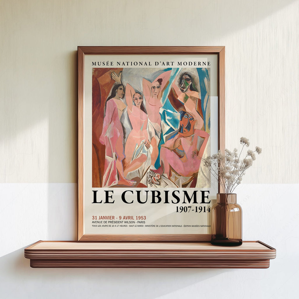 Picasso Les Demoiselles d'Avignon Print – Cubism Exhibition Poster