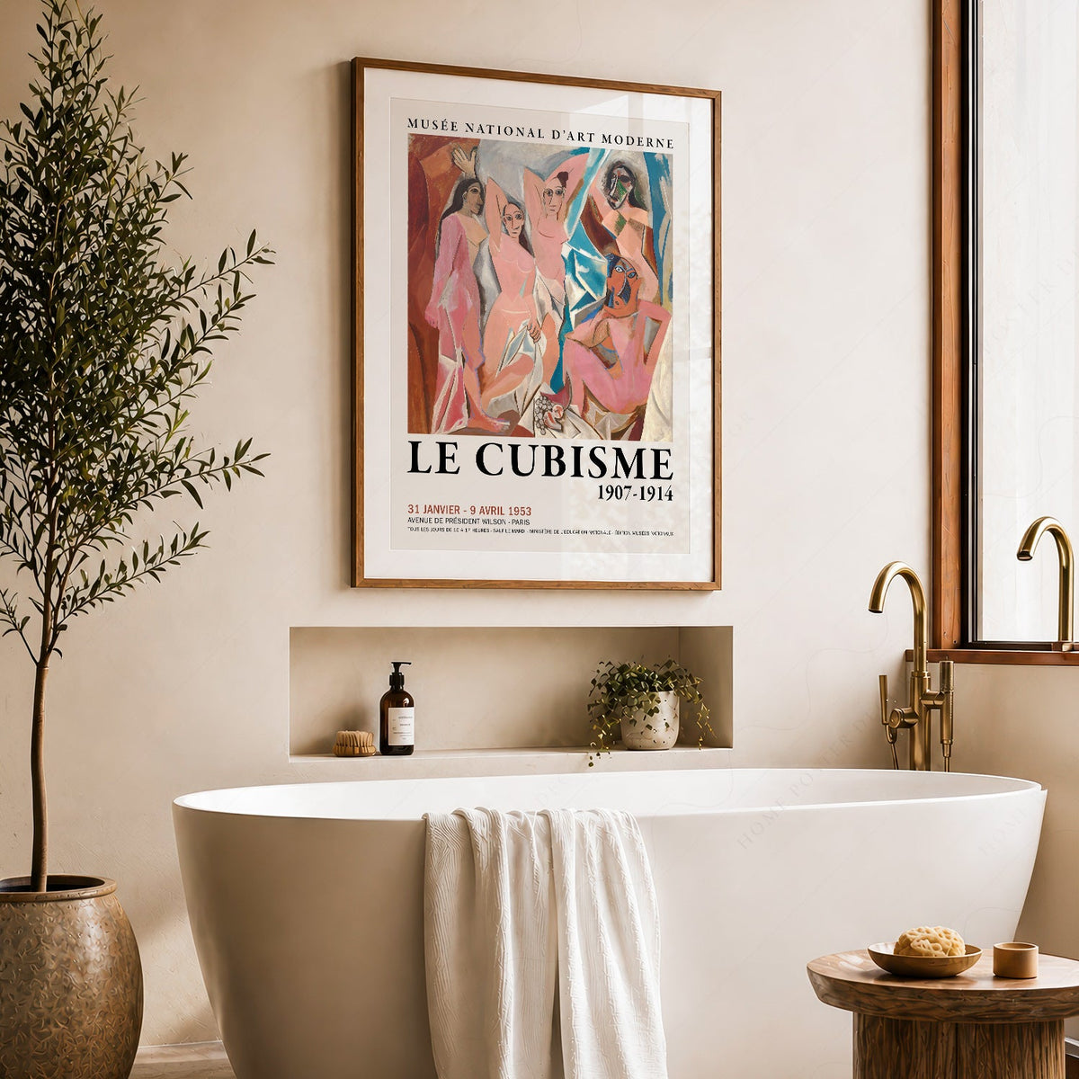 Picasso Les Demoiselles d'Avignon Print – Cubism Exhibition Poster