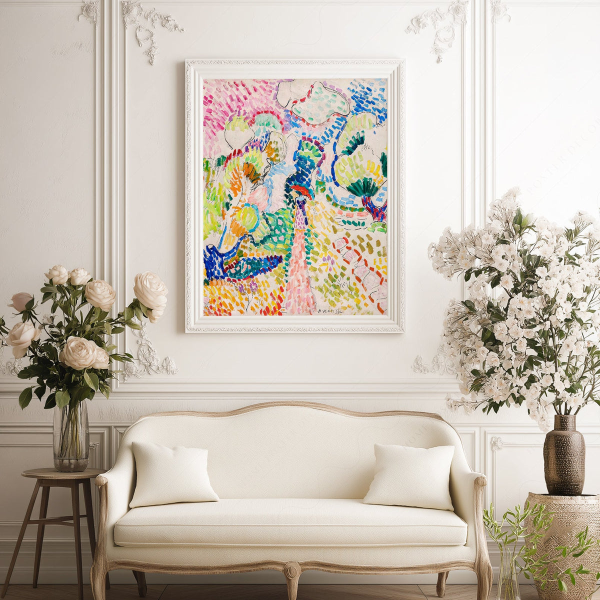 Henri Matisse Oliviers à Collioure Reproduction d'Art – Affiche d'Art Murale de Musée