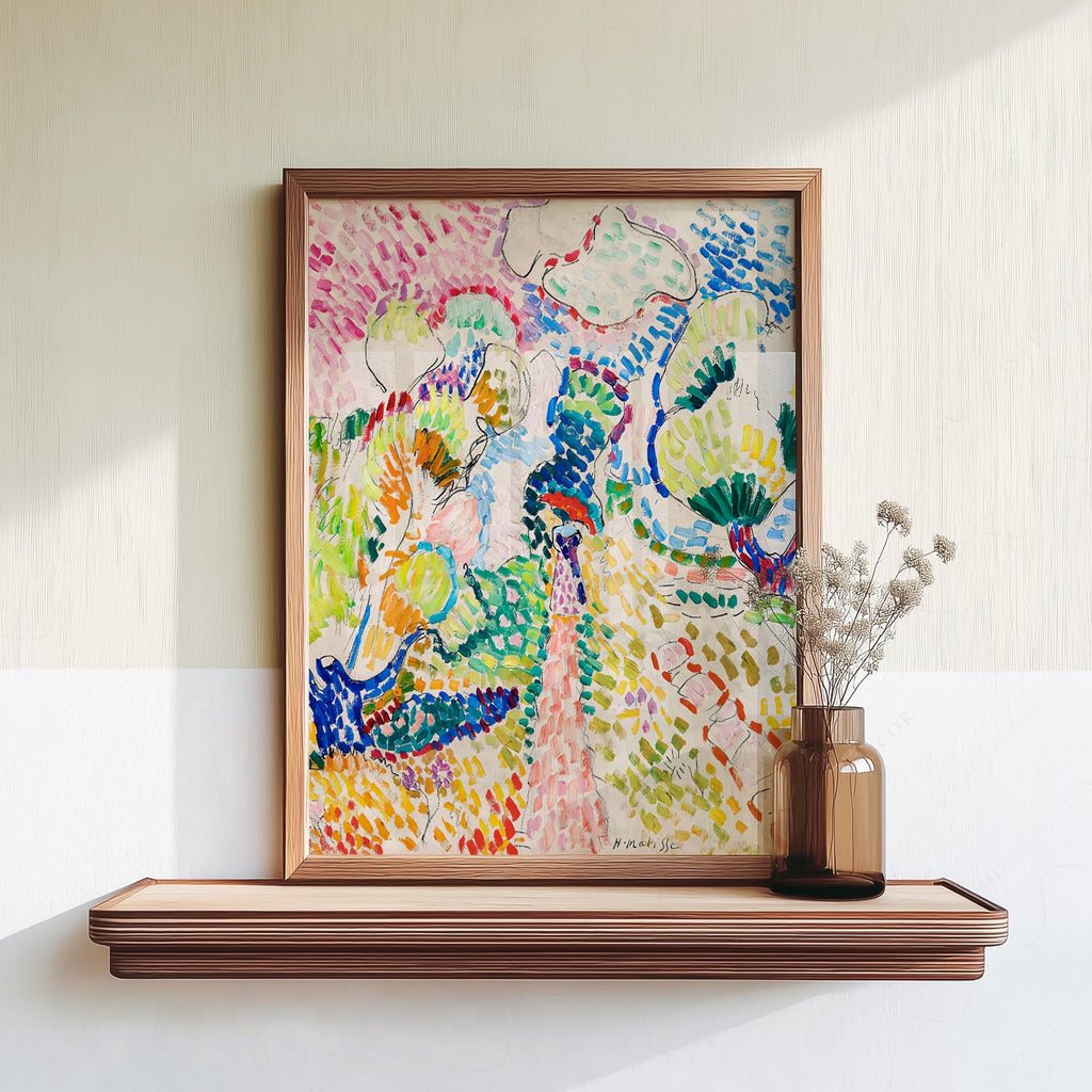 Henri Matisse Oliviers à Collioure Reproduction d'Art – Affiche d'Art Murale de Musée