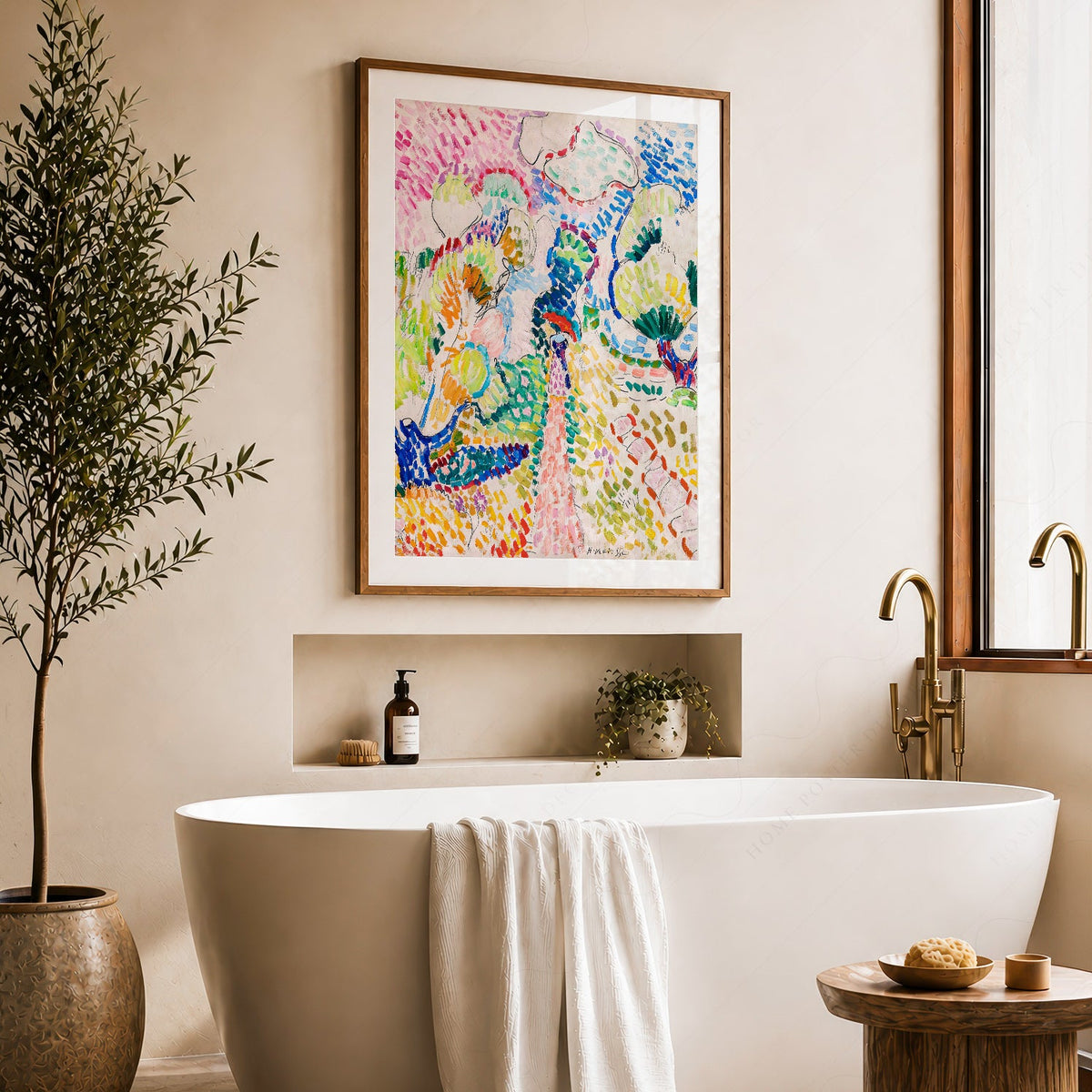 Henri Matisse Oliviers à Collioure Reproduction d'Art – Affiche d'Art Murale de Musée