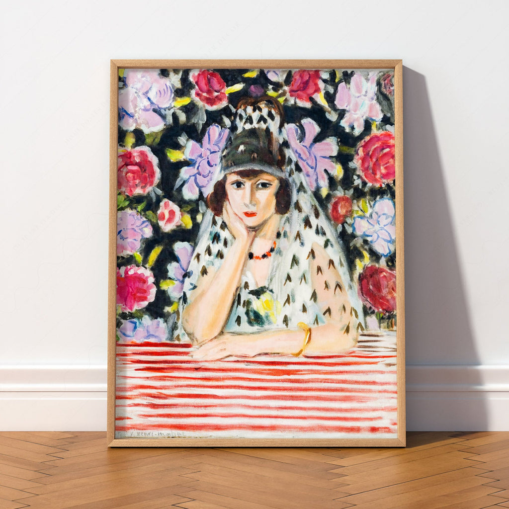 Henri Matisse Espagnole à la Mantille Art Print – Museum Portrait Poster