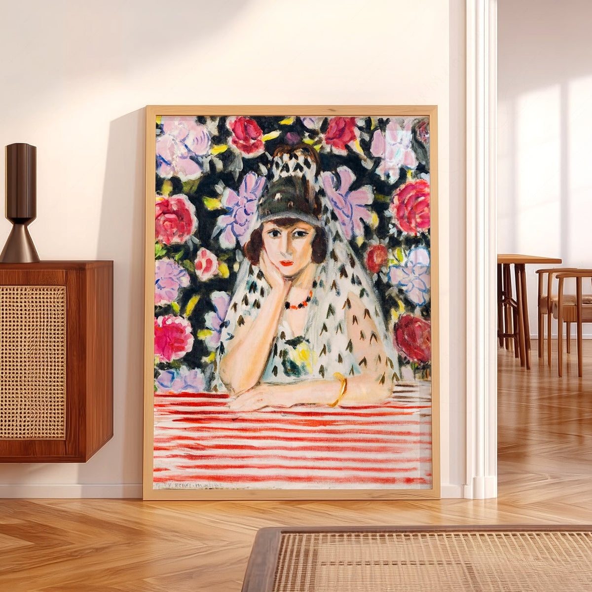 Henri Matisse Espagnole à la Mantille Art Print – Museum Portrait Poster