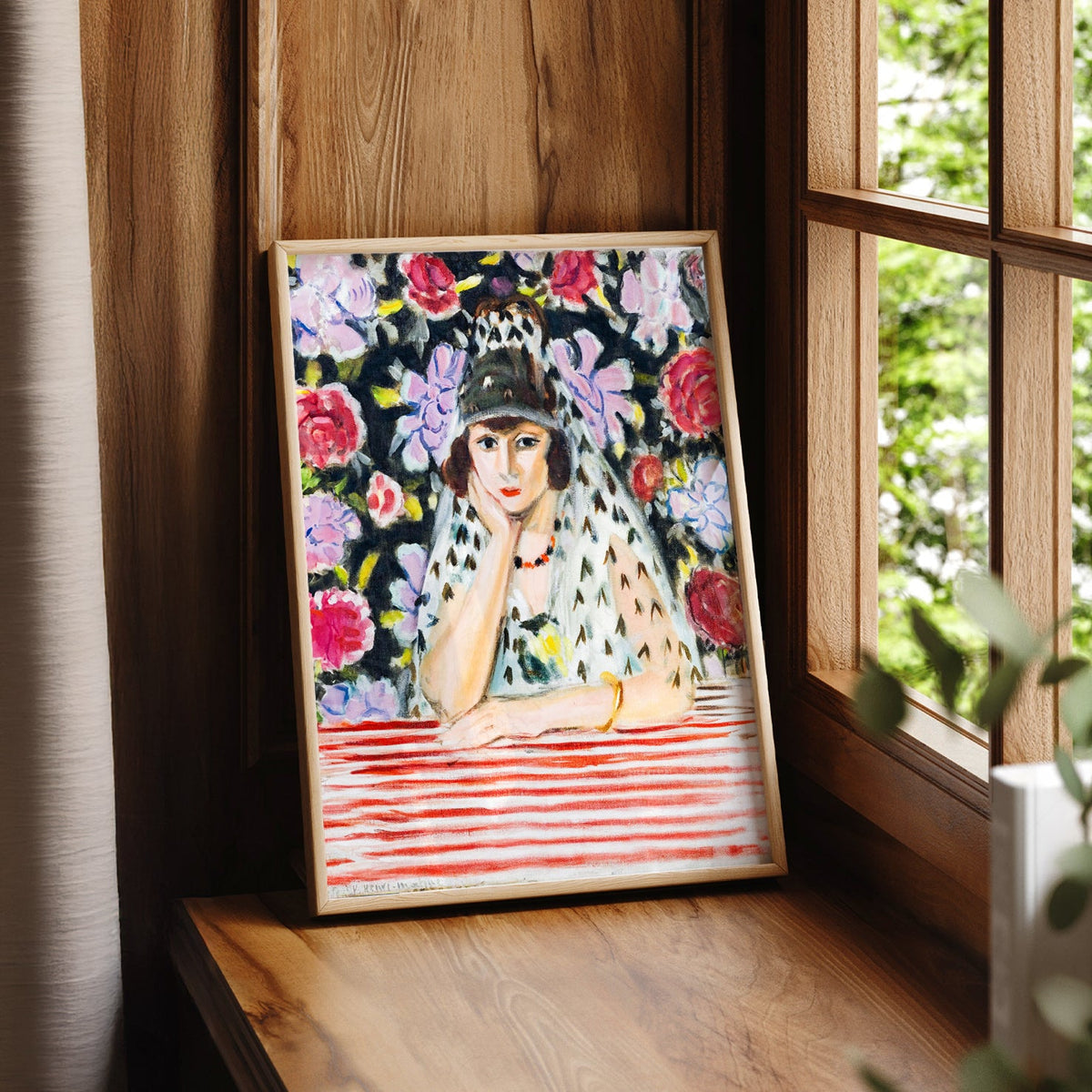 Henri Matisse Espagnole à la Mantille Art Print – Museum Portrait Poster