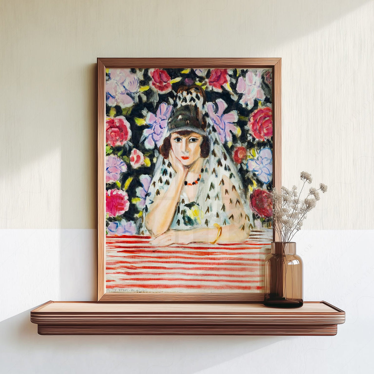 Henri Matisse Espagnole à la Mantille Art Print – Museum Portrait Poster