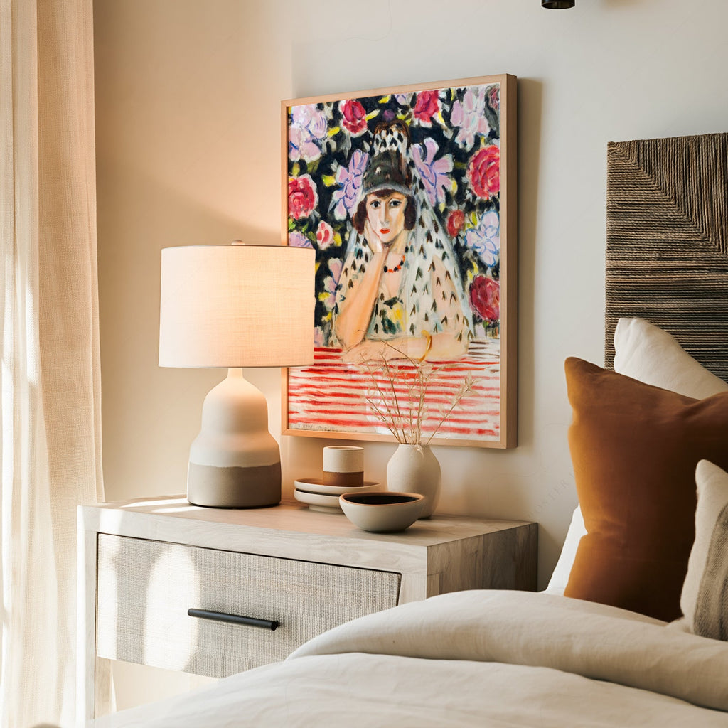Henri Matisse Espagnole à la Mantille Art Print – Museum Portrait Poster