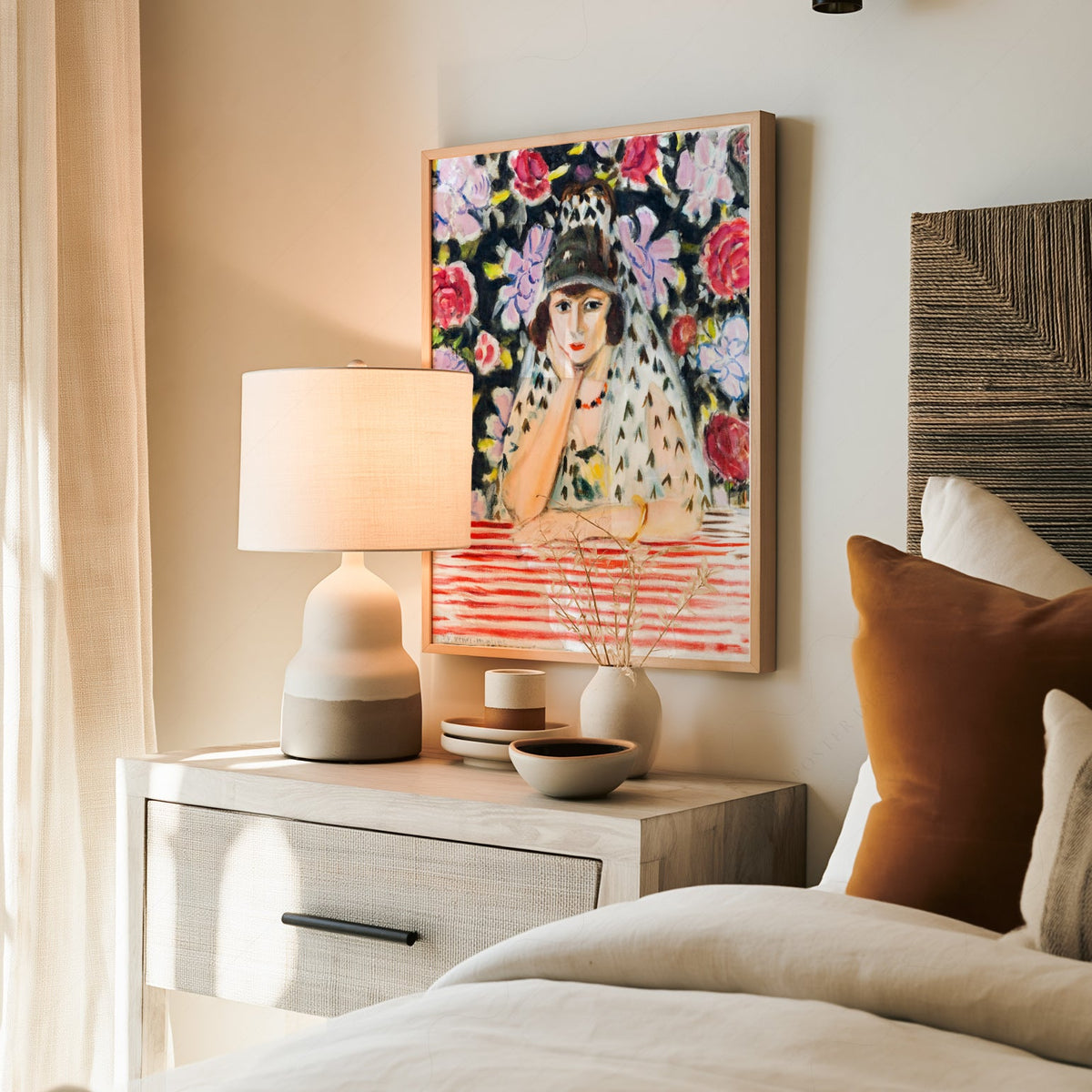 Henri Matisse Espagnole à la Mantille Art Print – Museum Portrait Poster