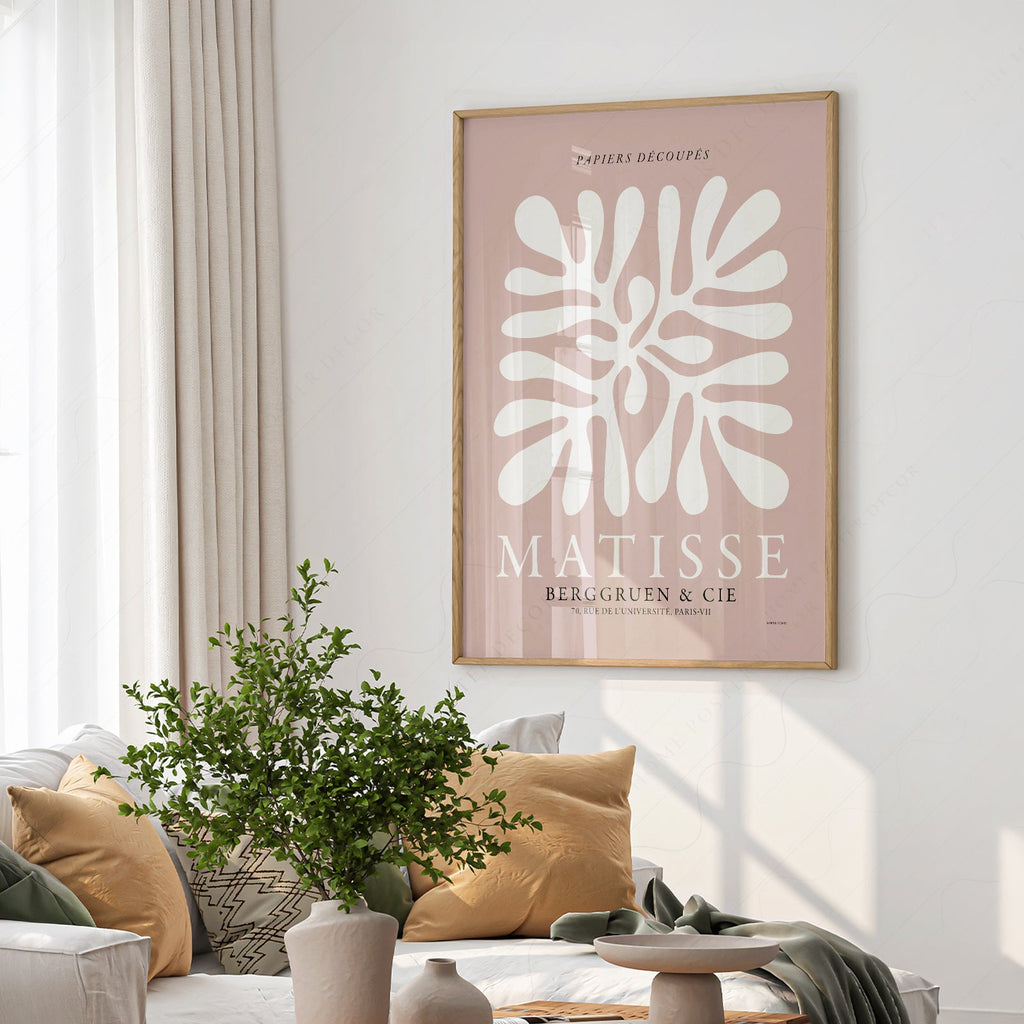 Henri Matisse Papiers Découpés Exhibition Poster – Modern Wall Art Print