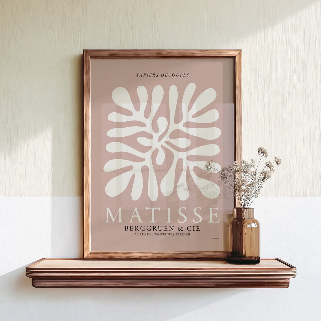 Henri Matisse Papiers Découpés Exhibition Poster – Modern Wall Art Print
