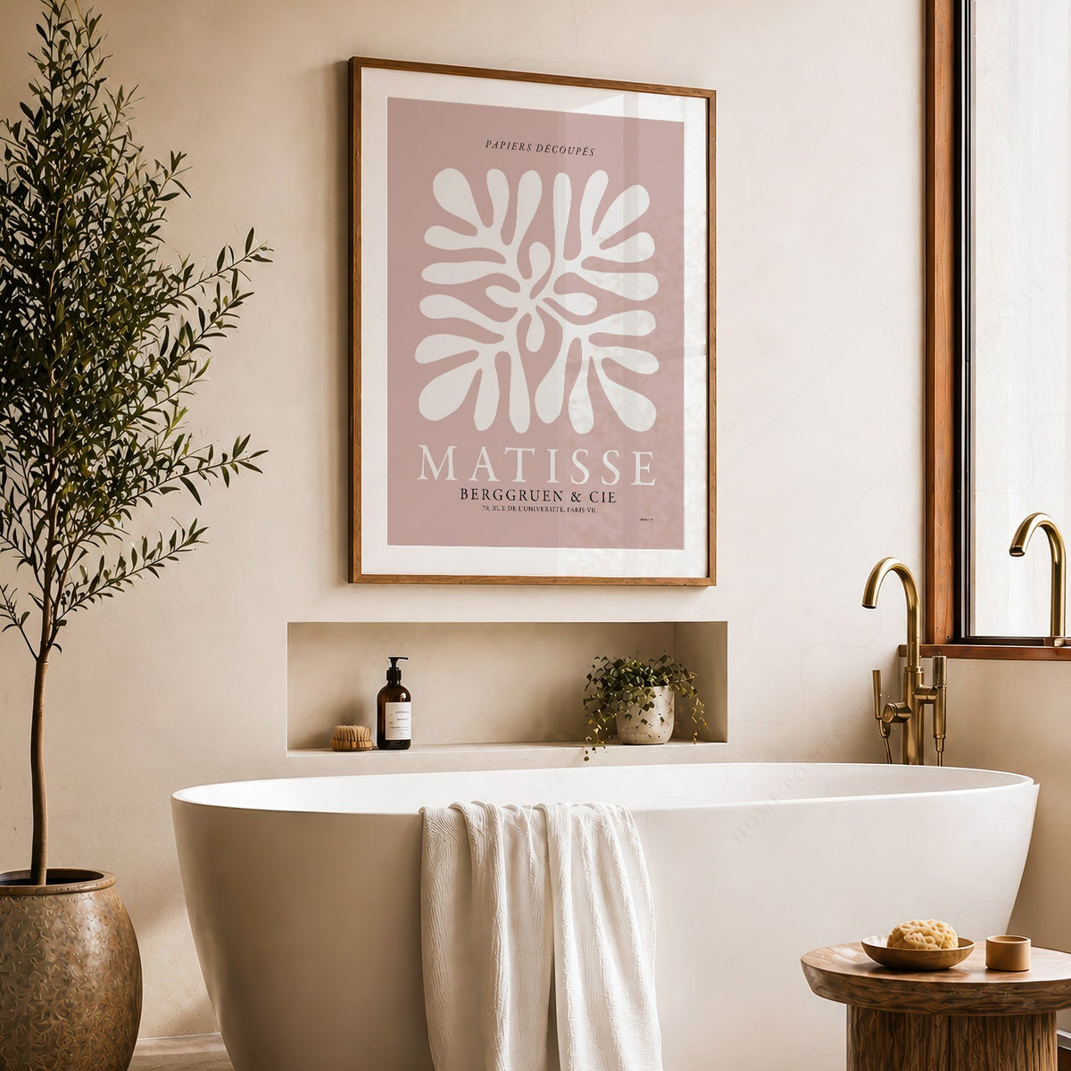 Henri Matisse Papiers Découpés Exhibition Poster – Modern Wall Art Print