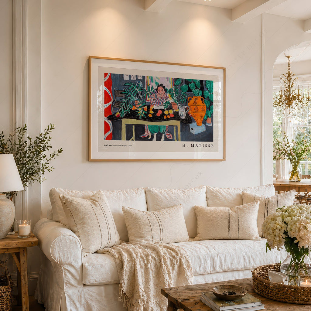 Henri Matisse Interior with Etruscan Vase Art Print – Museum Wall Decor