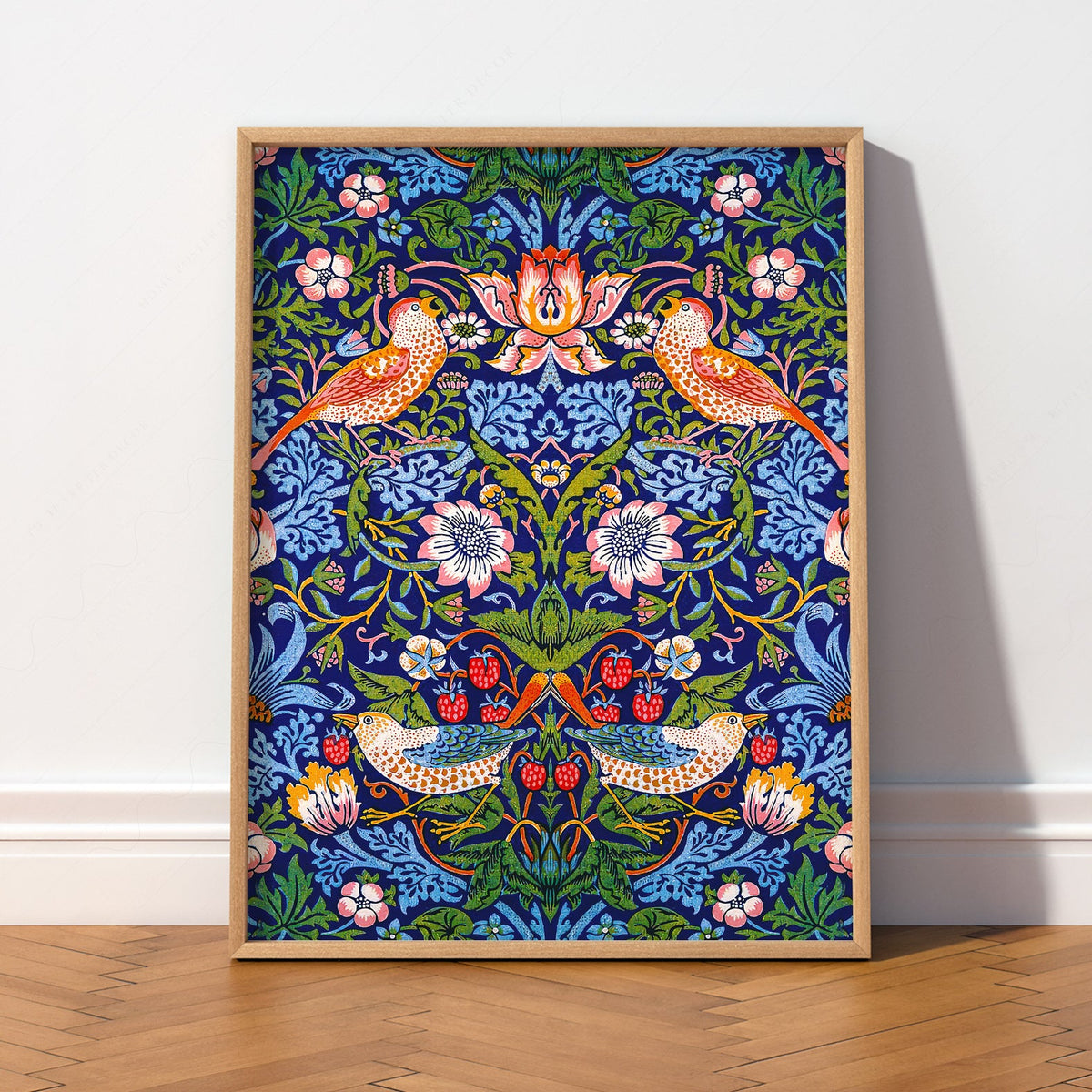 William Morris Strawberry Thief Art Print – Arts and Crafts Wall Decor
