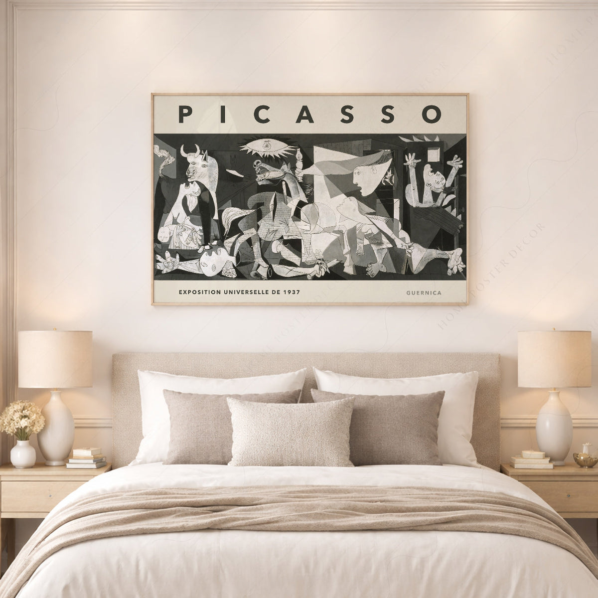 Pablo Picasso Guernica Exhibition Poster – Cubist Wall Art Print