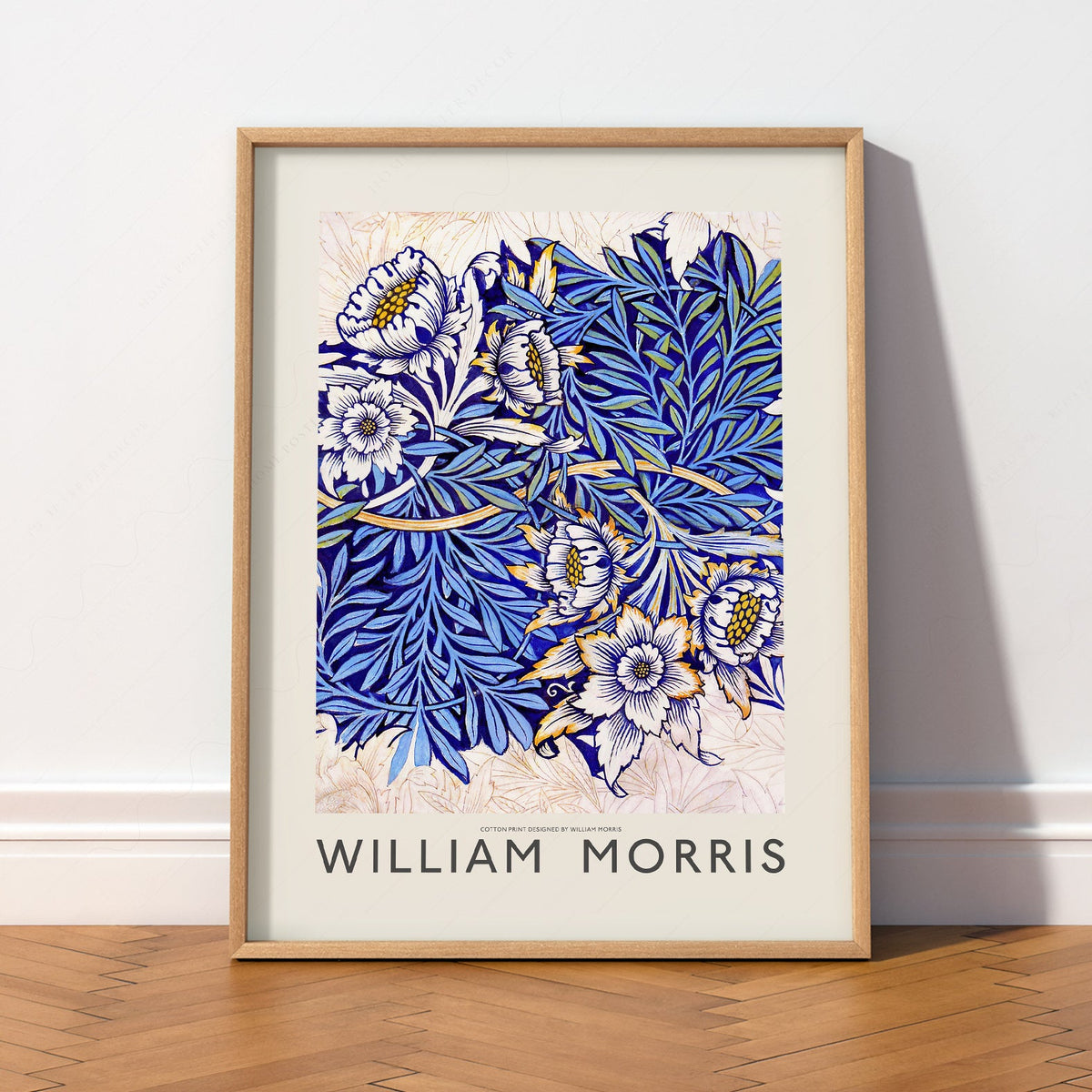 William Morris Tulip and Willow Indigo Print – Arts & Crafts Wall Art
