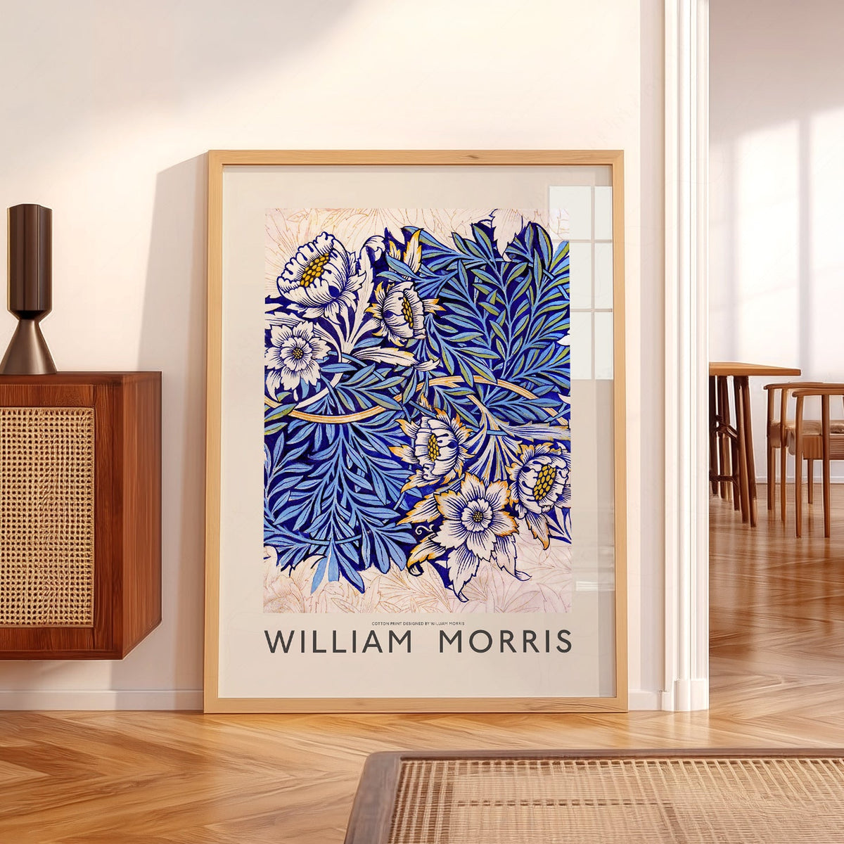 William Morris Tulip and Willow Indigo Print – Arts & Crafts Wall Art