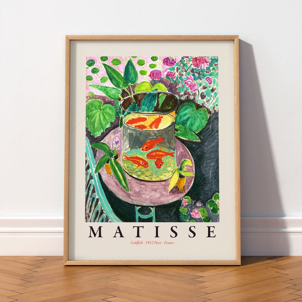 Henri Matisse Goldfish Art Print – Museum Wall Art Poster Decor