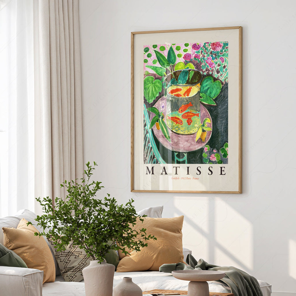 Henri Matisse Goldfish Art Print – Museum Wall Art Poster Decor