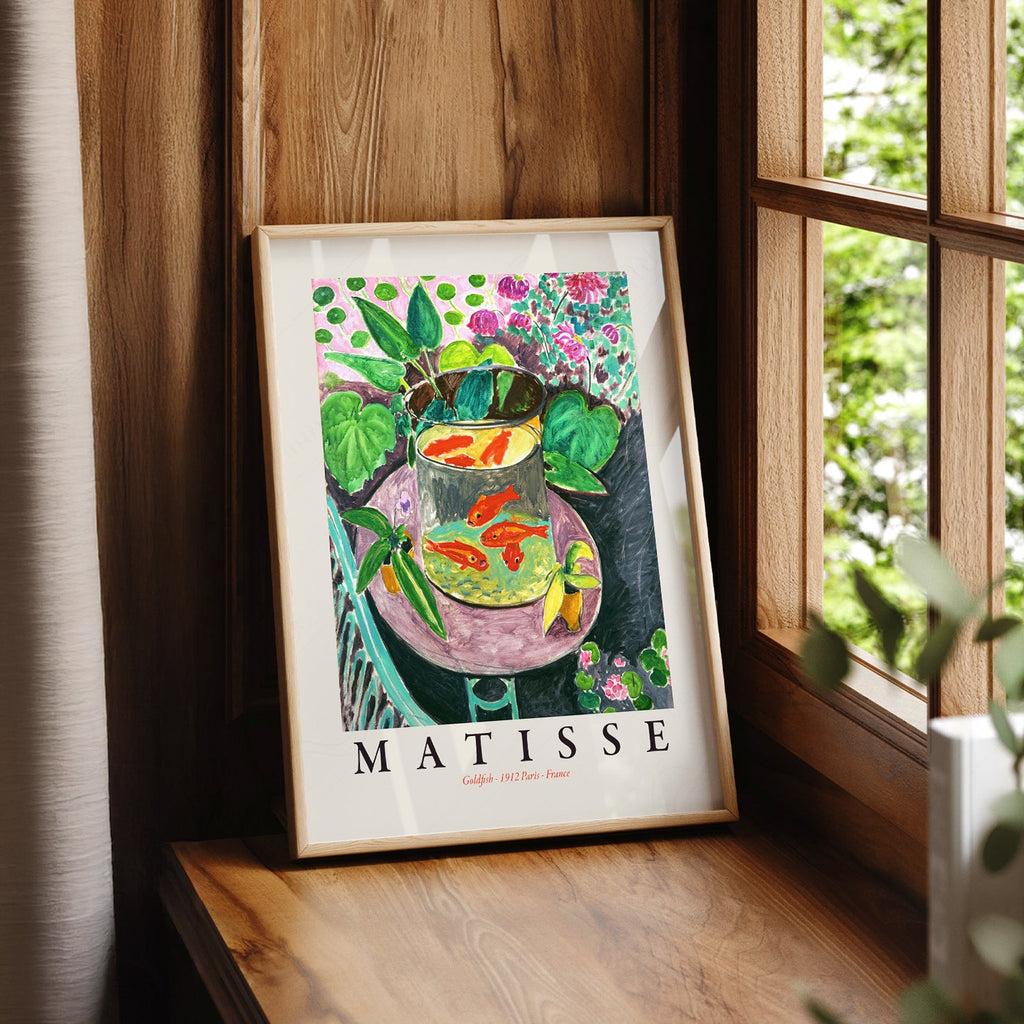 Henri Matisse Goldfish Art Print – Museum Wall Art Poster Decor