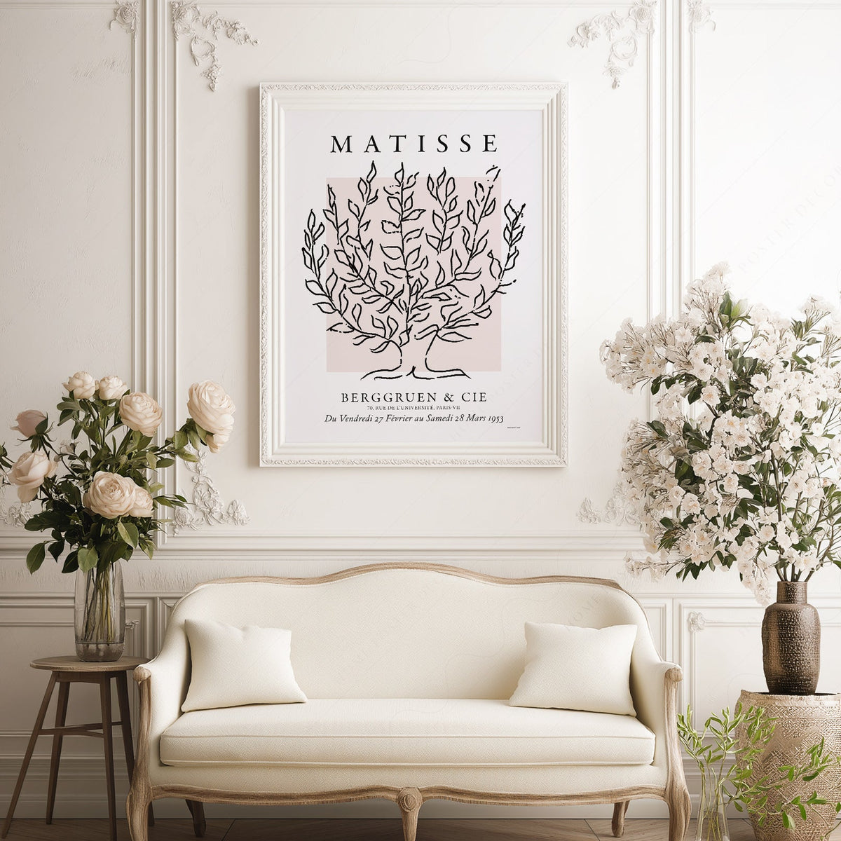 Henri Matisse Le Platane Exhibition Poster – Minimalist Botanical Art