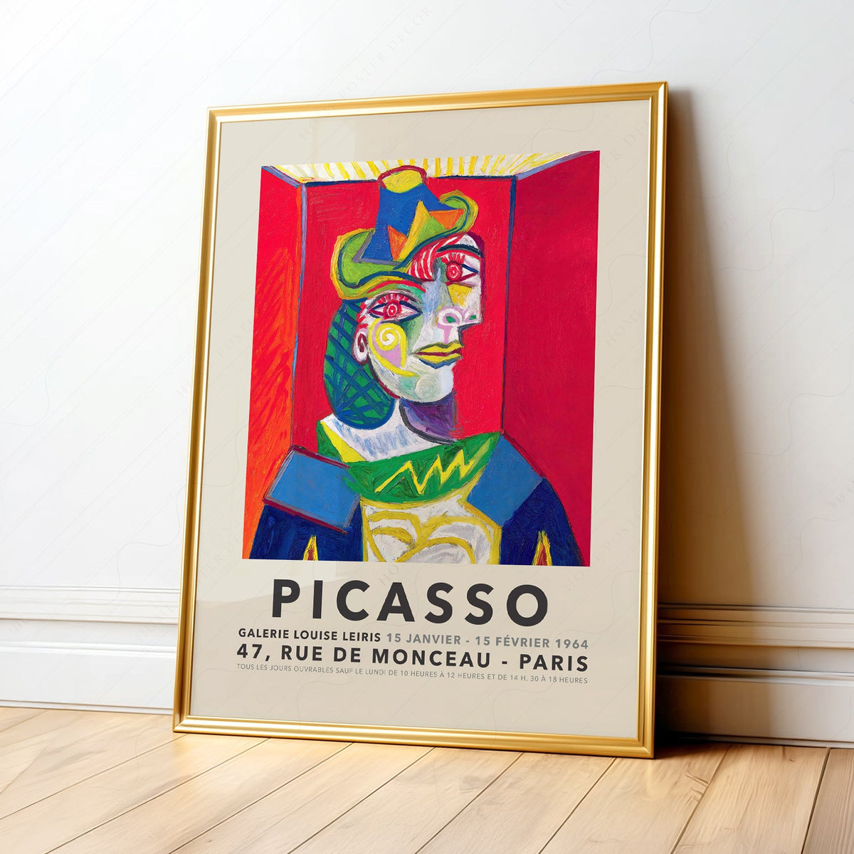 Impression artistique Buste de Femme 1938 de Pablo Picasso – Affiche murale cubiste