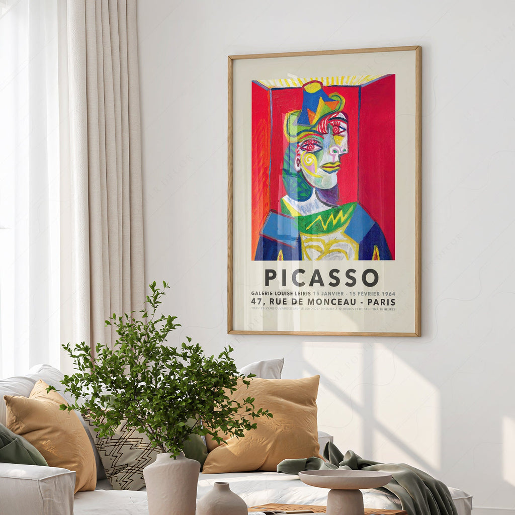Impression artistique Buste de Femme 1938 de Pablo Picasso – Affiche murale cubiste