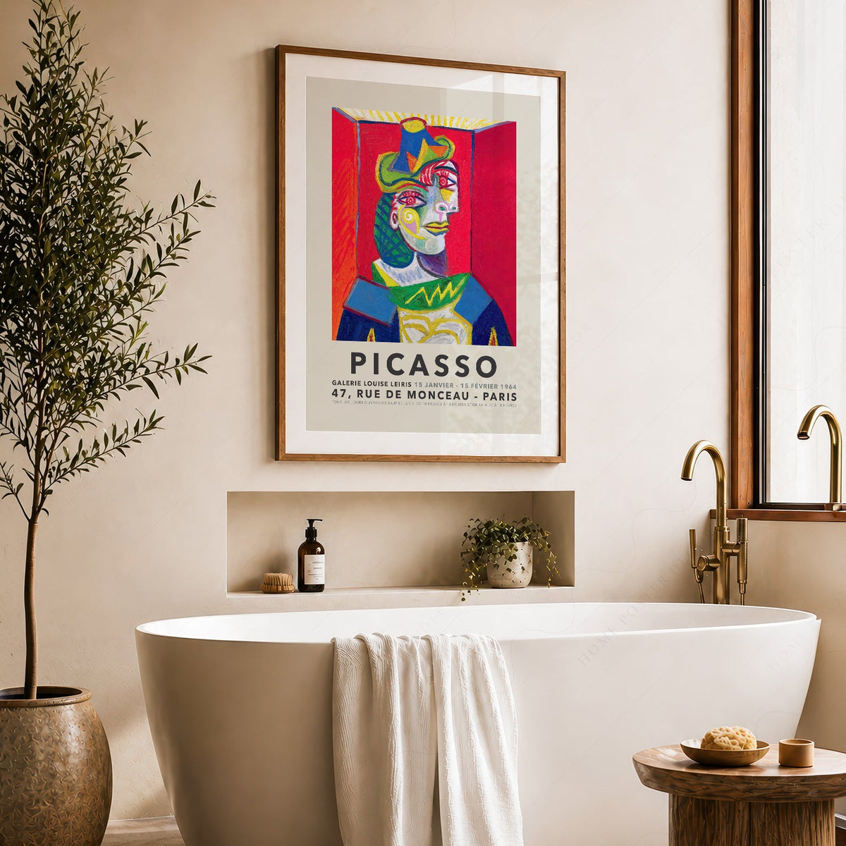 Impression artistique Buste de Femme 1938 de Pablo Picasso – Affiche murale cubiste