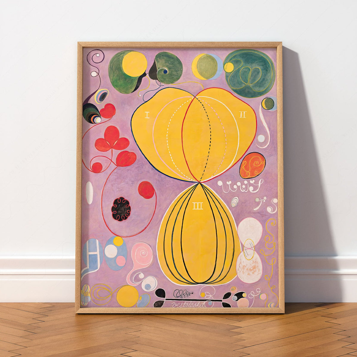 Impression Hilma af Klint Les Dix Plus Grands n° 7 L'Âge adulte – Art abstrait