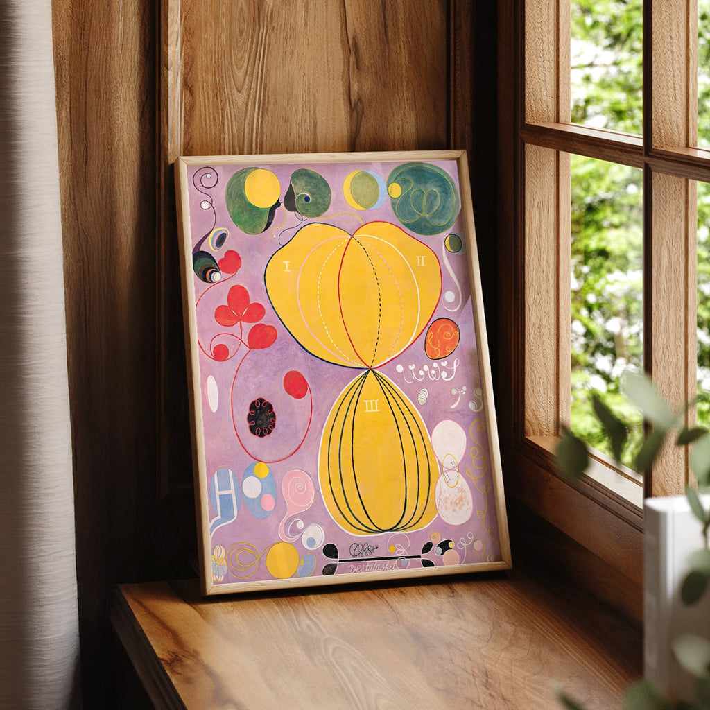 Impression Hilma af Klint Les Dix Plus Grands n° 7 L'Âge adulte – Art abstrait
