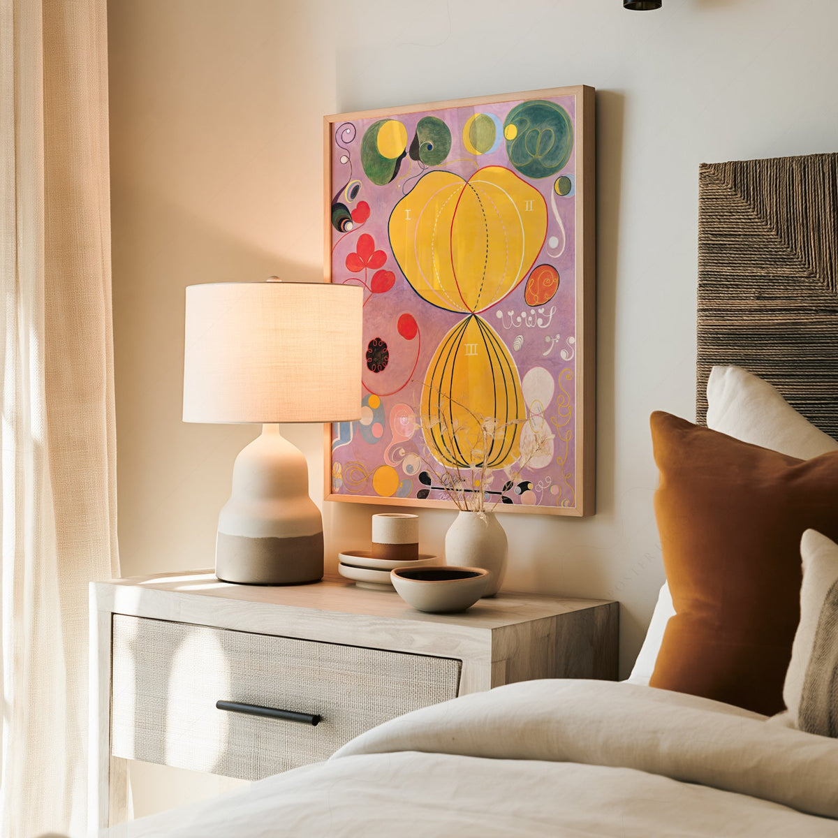 Impression Hilma af Klint Les Dix Plus Grands n° 7 L'Âge adulte – Art abstrait