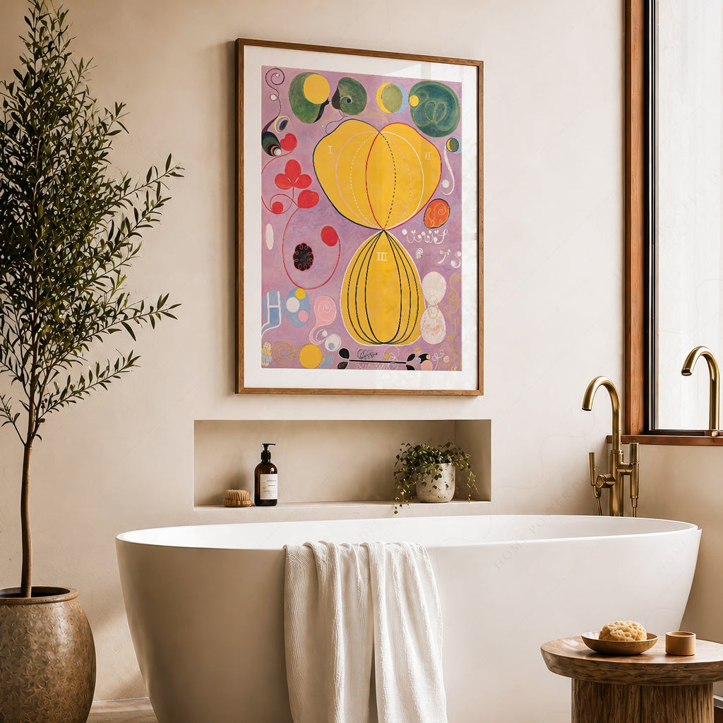 Impression Hilma af Klint Les Dix Plus Grands n° 7 L'Âge adulte – Art abstrait