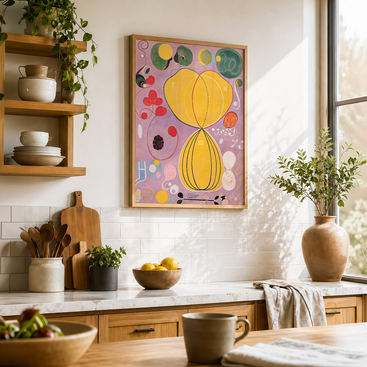 Impression Hilma af Klint Les Dix Plus Grands n° 7 L'Âge adulte – Art abstrait