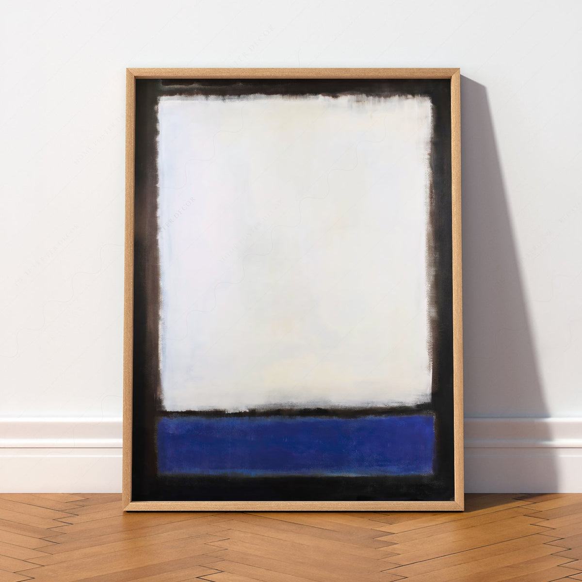 Mark Rothko Untitled Blue and White Art Print – Abstract Expressionism