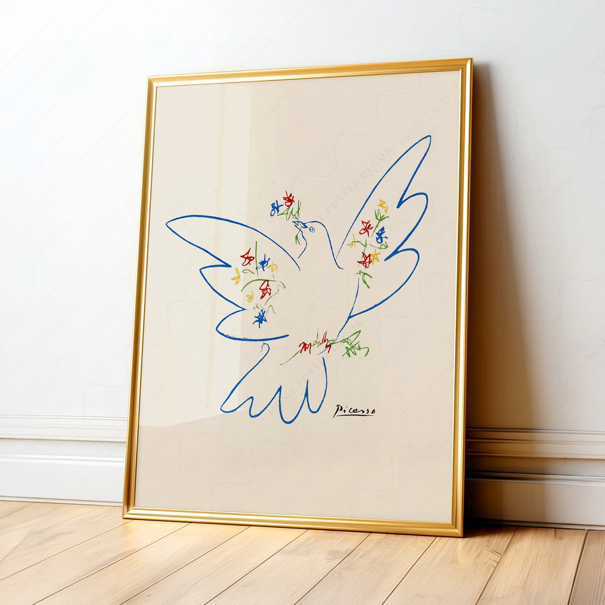 Pablo Picasso Dove of Peace 1949 Art Print – Modern Line Art Poster