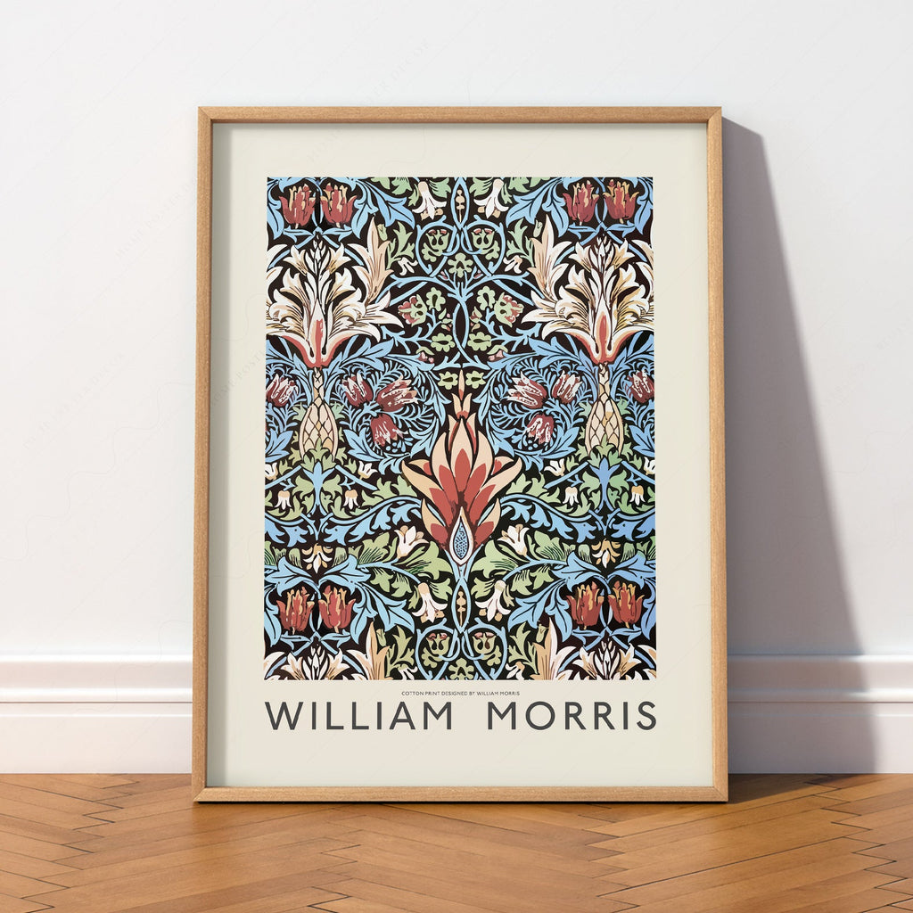 William Morris Snakeshead Art Print – Arts and Crafts Wall Decor
