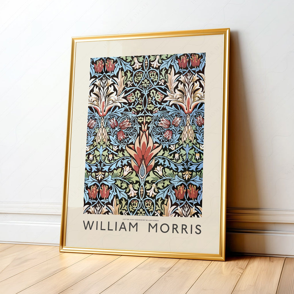 William Morris Snakeshead Art Print – Arts and Crafts Wall Decor